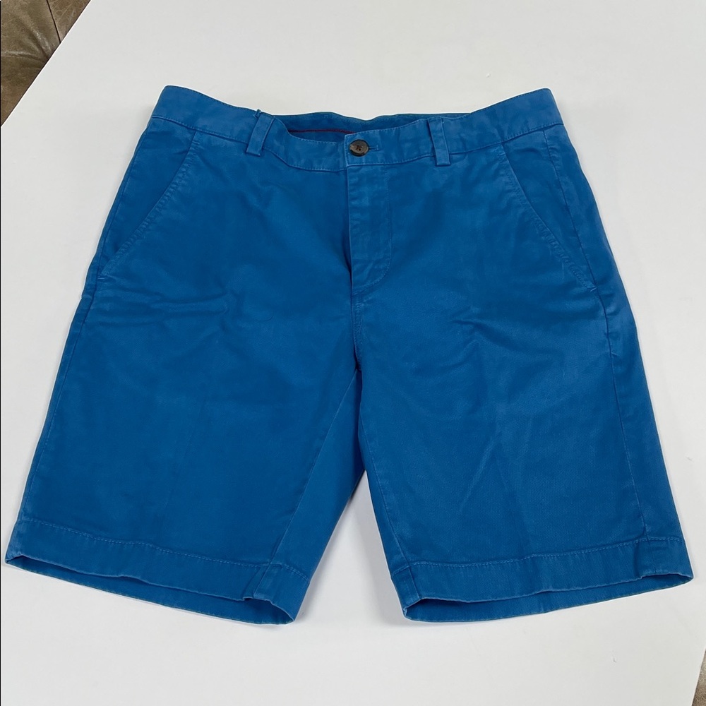 Brooks Brothers Vibrant Blue Flat Front Shorts